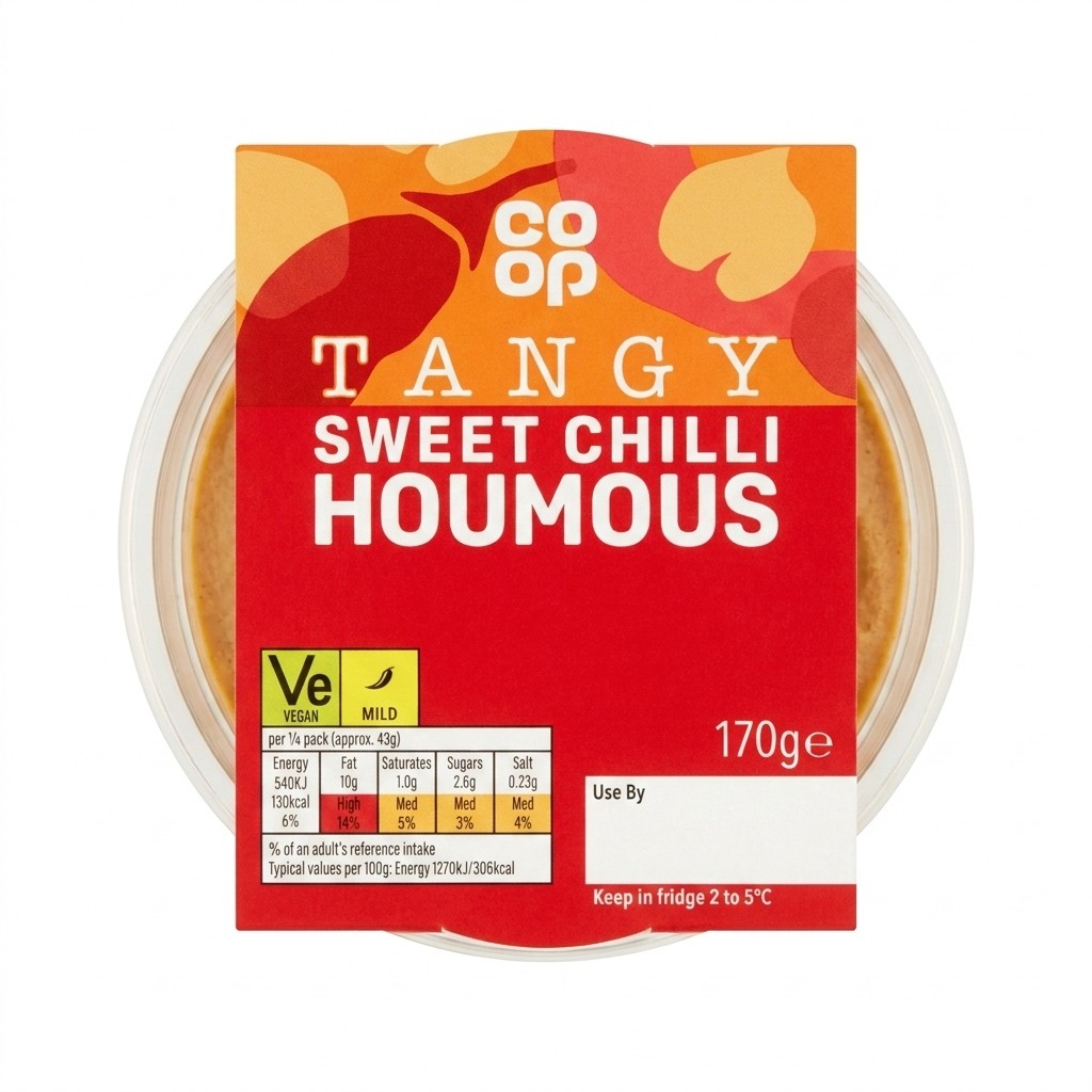 Co-op Tangy Sweet Chilli Houmous 170g