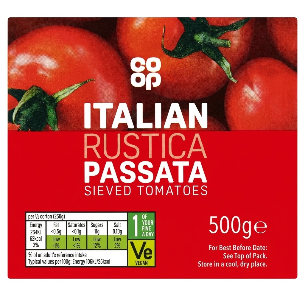 Co-op Italian Rustica Passata 500g