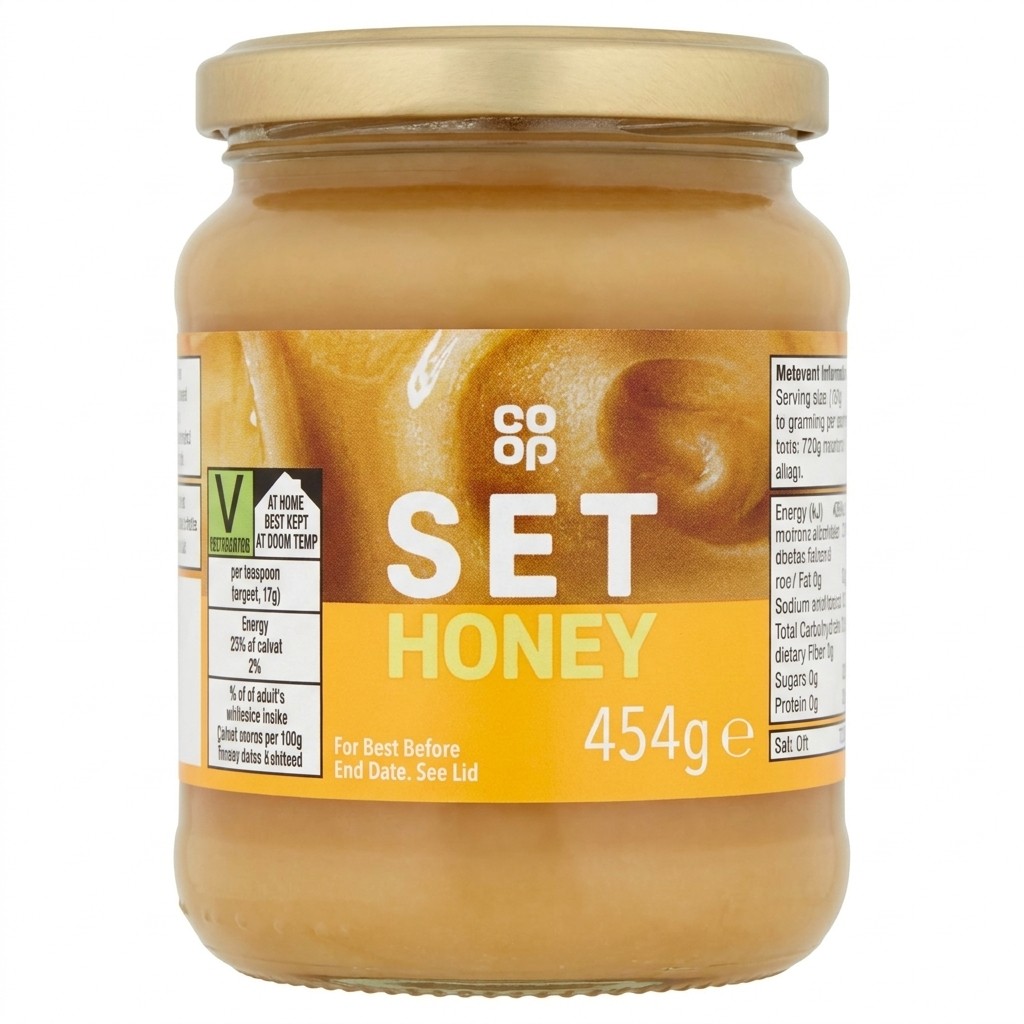 Co-op Set Honey 454g