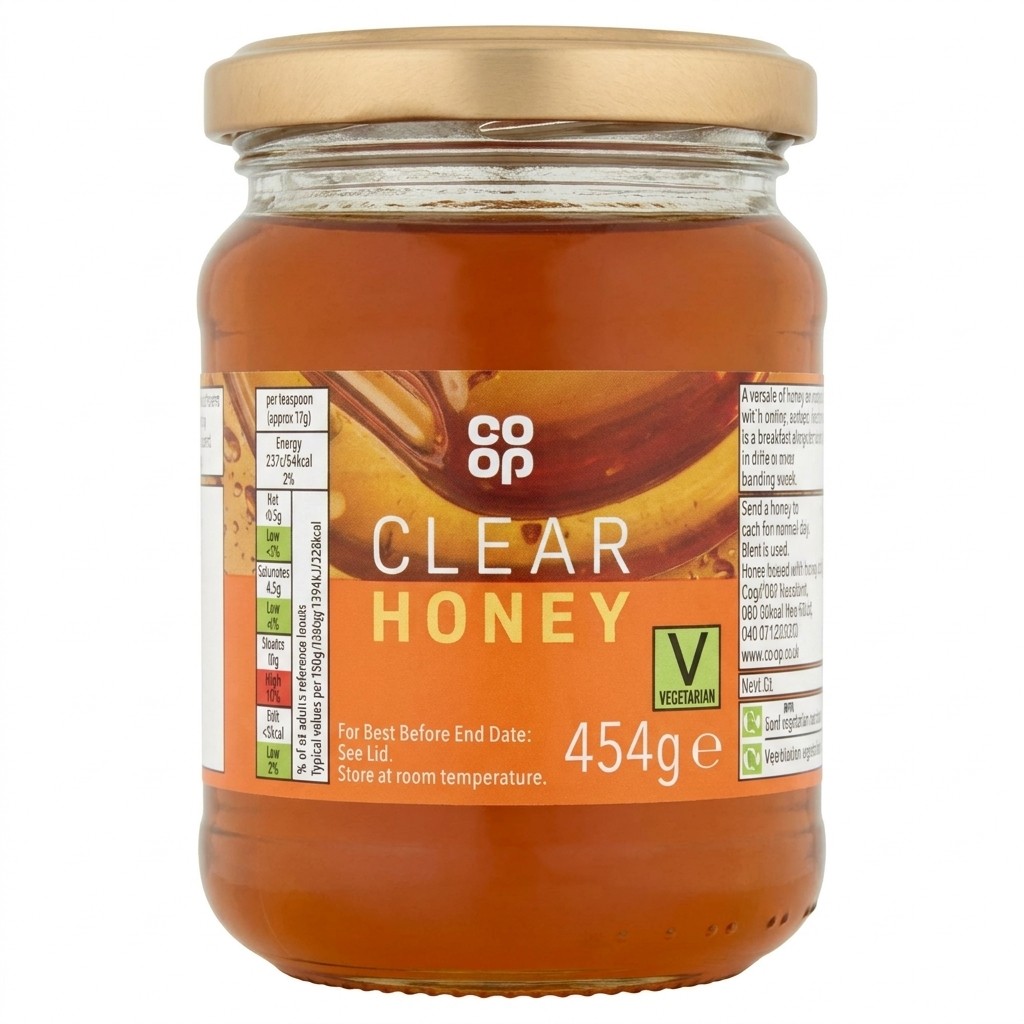 Co-op Clear Honey 454g
