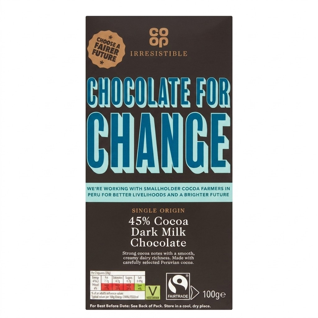 Co-op Irresistible 45% Cocoa Dark Milk Chocolate 100g