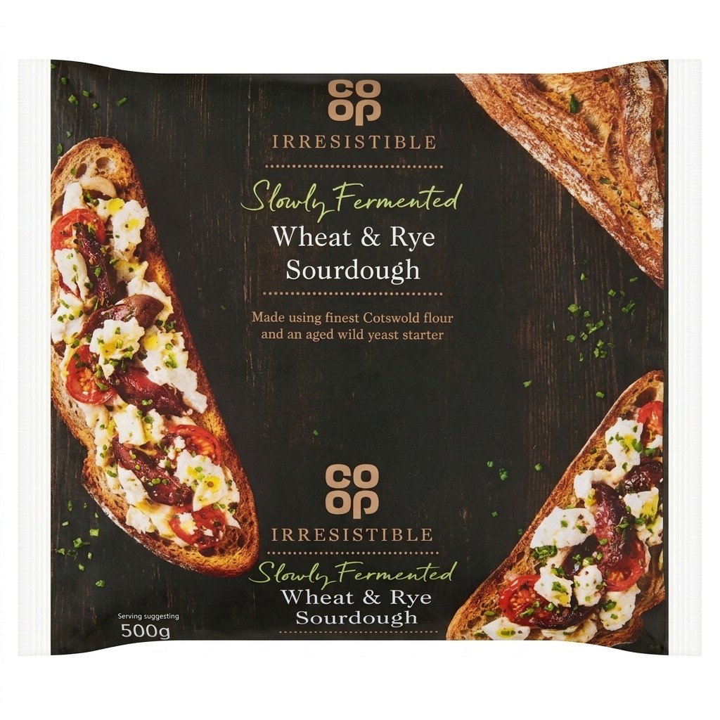 Co-op Irresistible Wheat & Rye Sourdough 500g