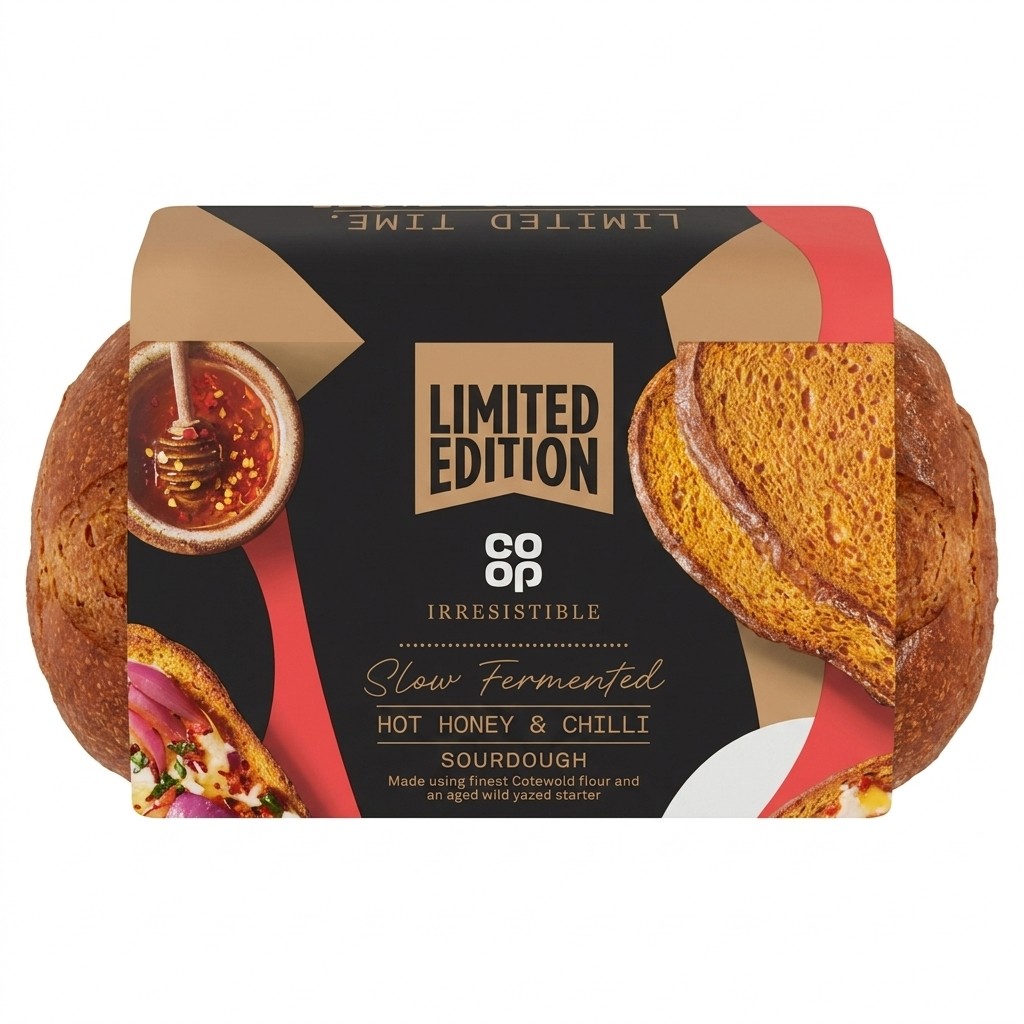 Co-op Irresistible Slow Fermented Hot Honey & Chilli Sourdough 500g