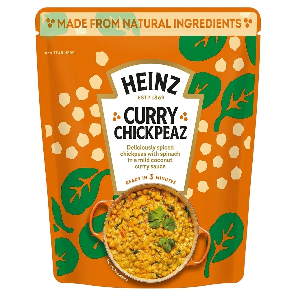 Heinz Curry Chickpeaz 550g