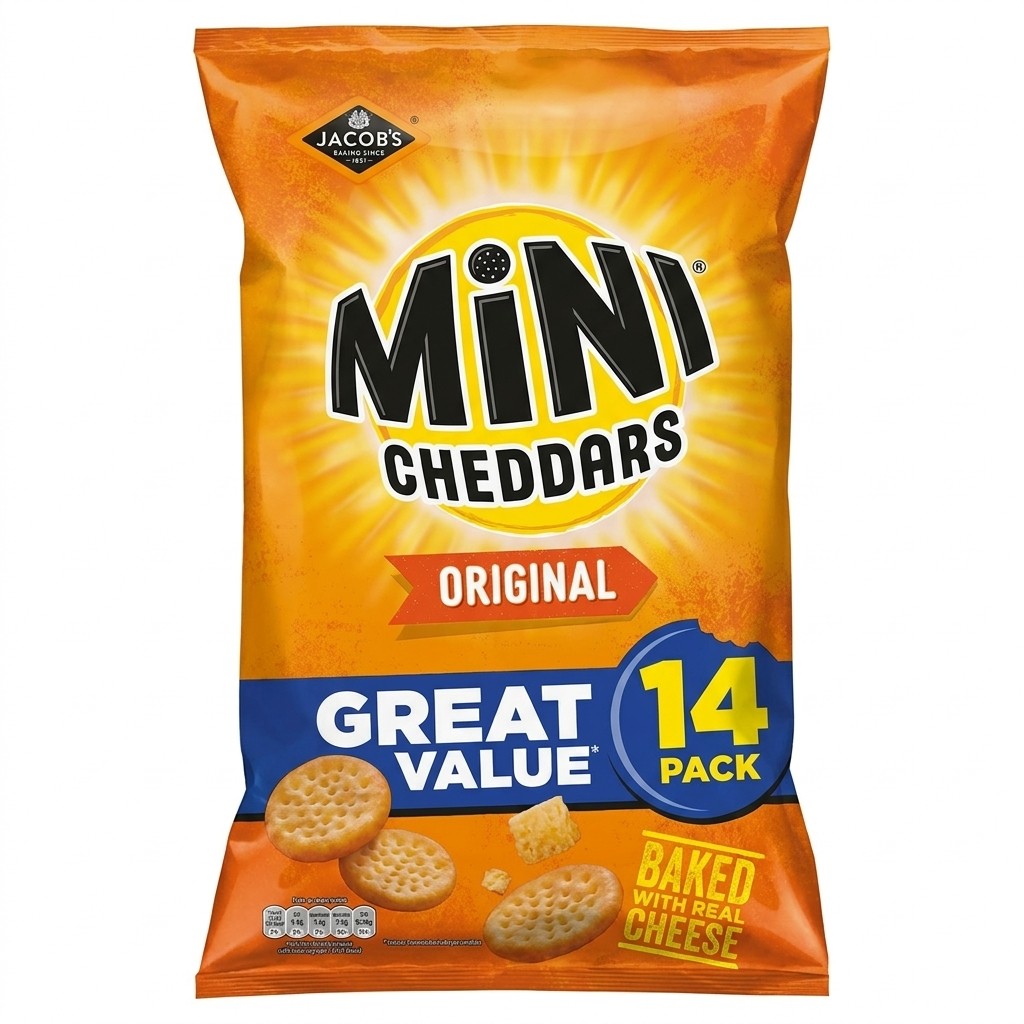 Jacob's Mini Cheddars Original 14 Pack