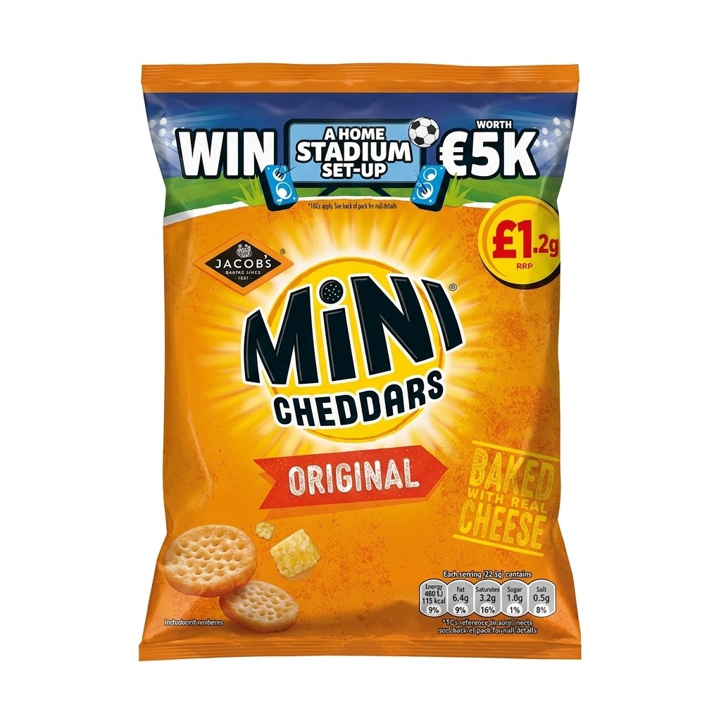 Jacob's Mini Cheddars Original 90g