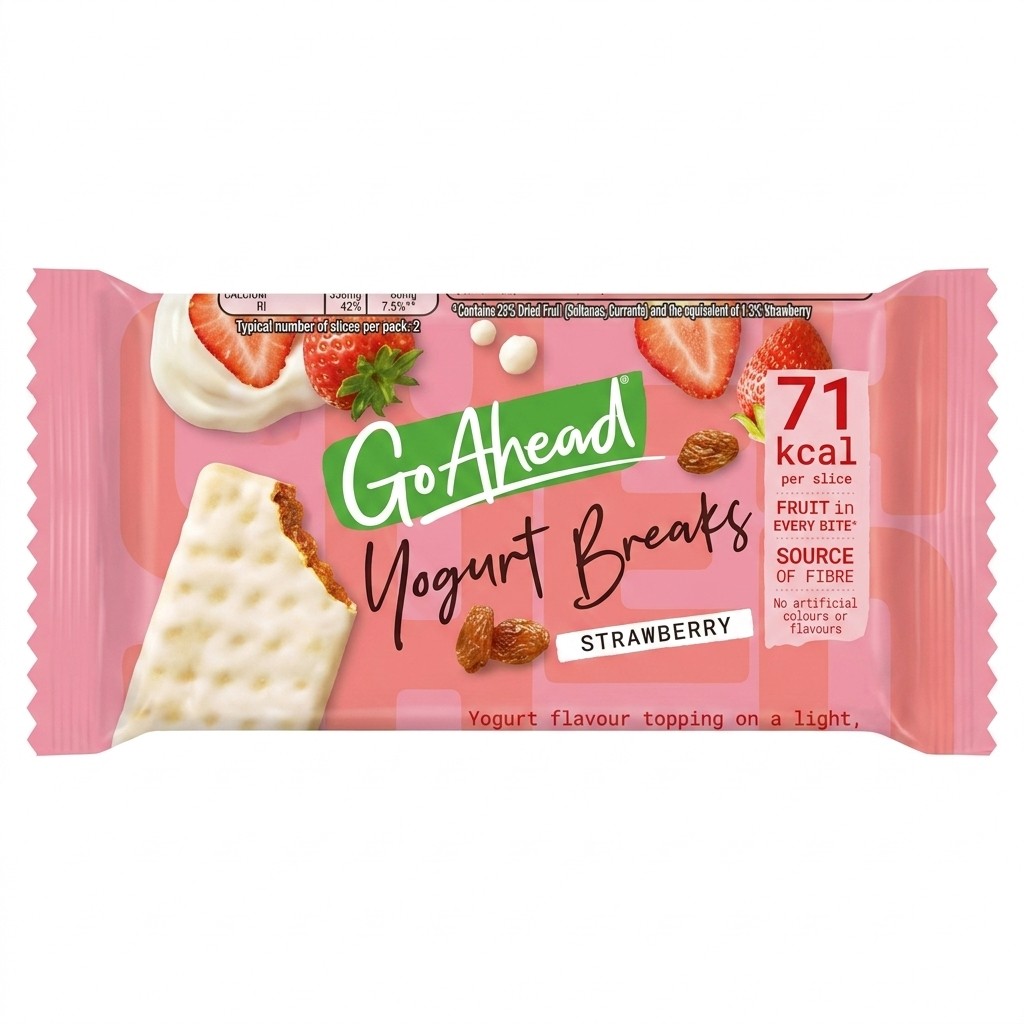 Go Ahead Yogurt Breaks Strawberry 35.6g