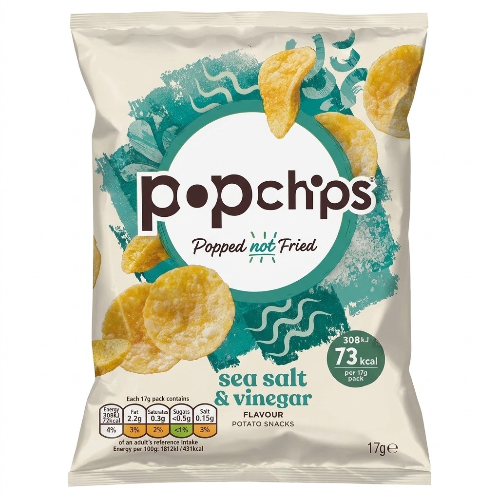 Popchips Sea Salt & Vinegar 17g
