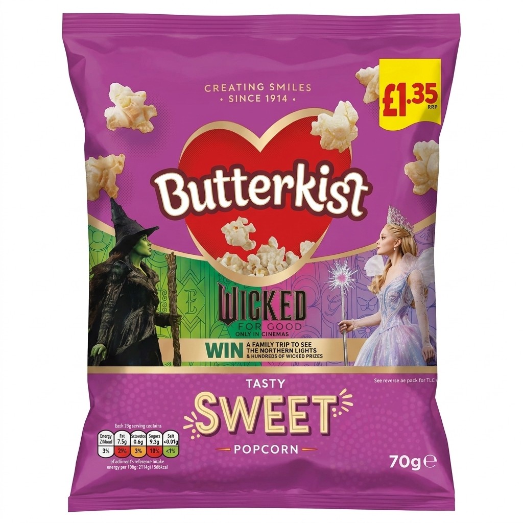 Butterkist Tasty Sweet Popcorn 70g