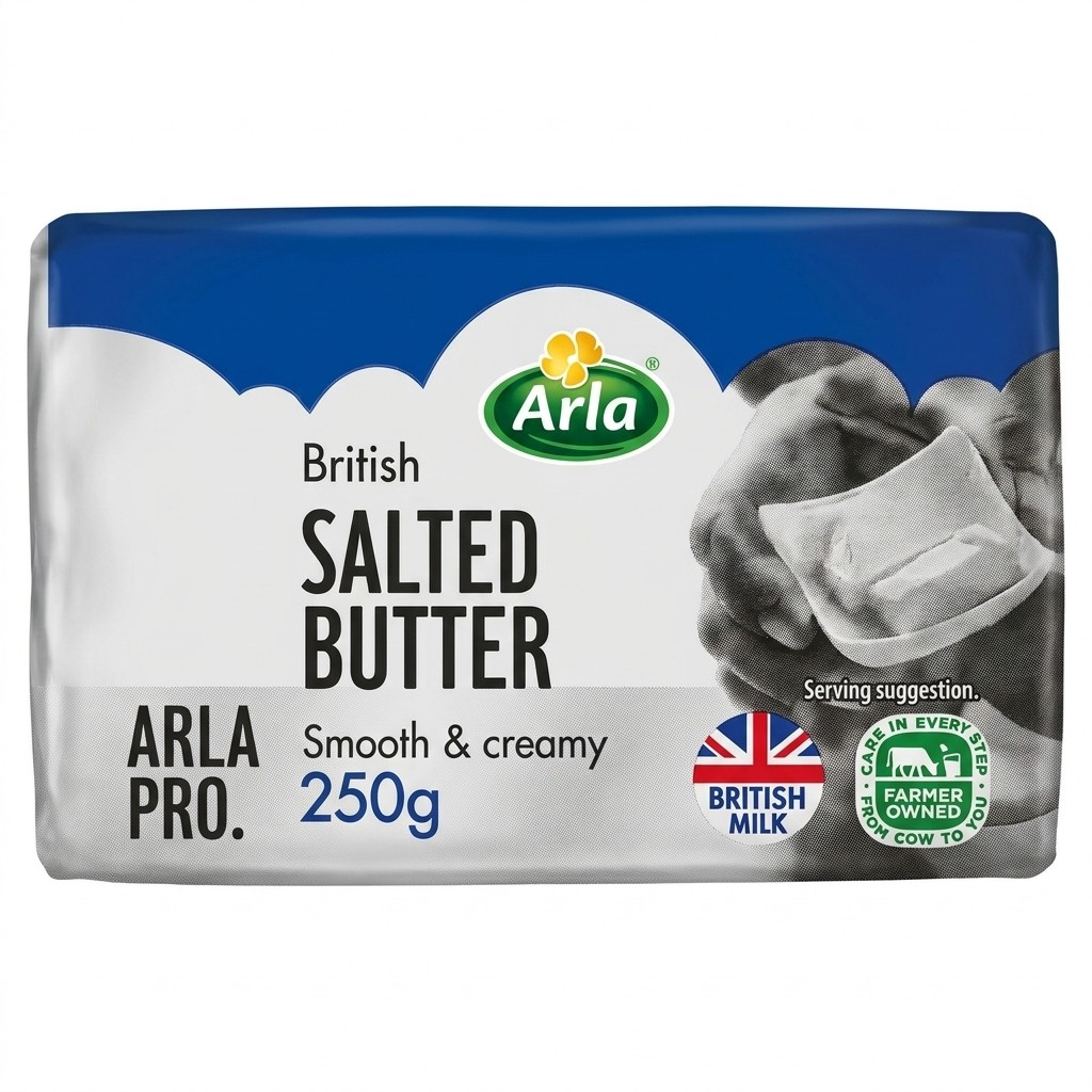 Arla Pro British Salted Butter 250g