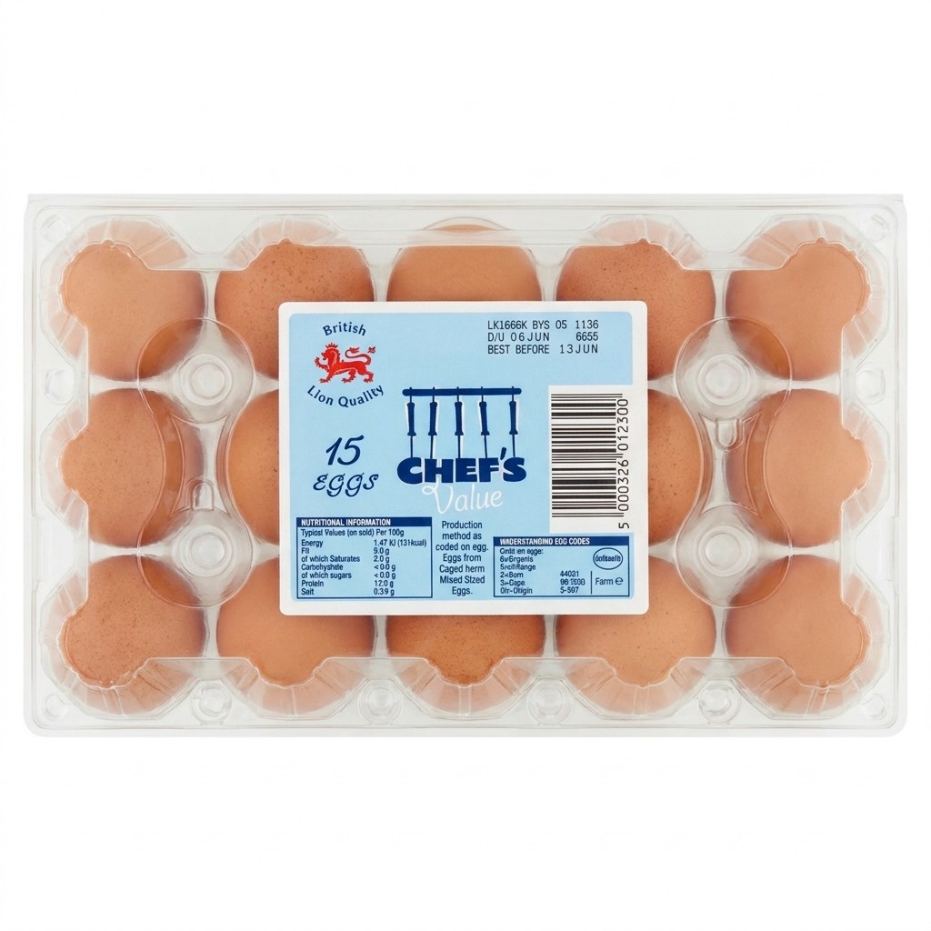 Chef's Value Eggs 15 pcs