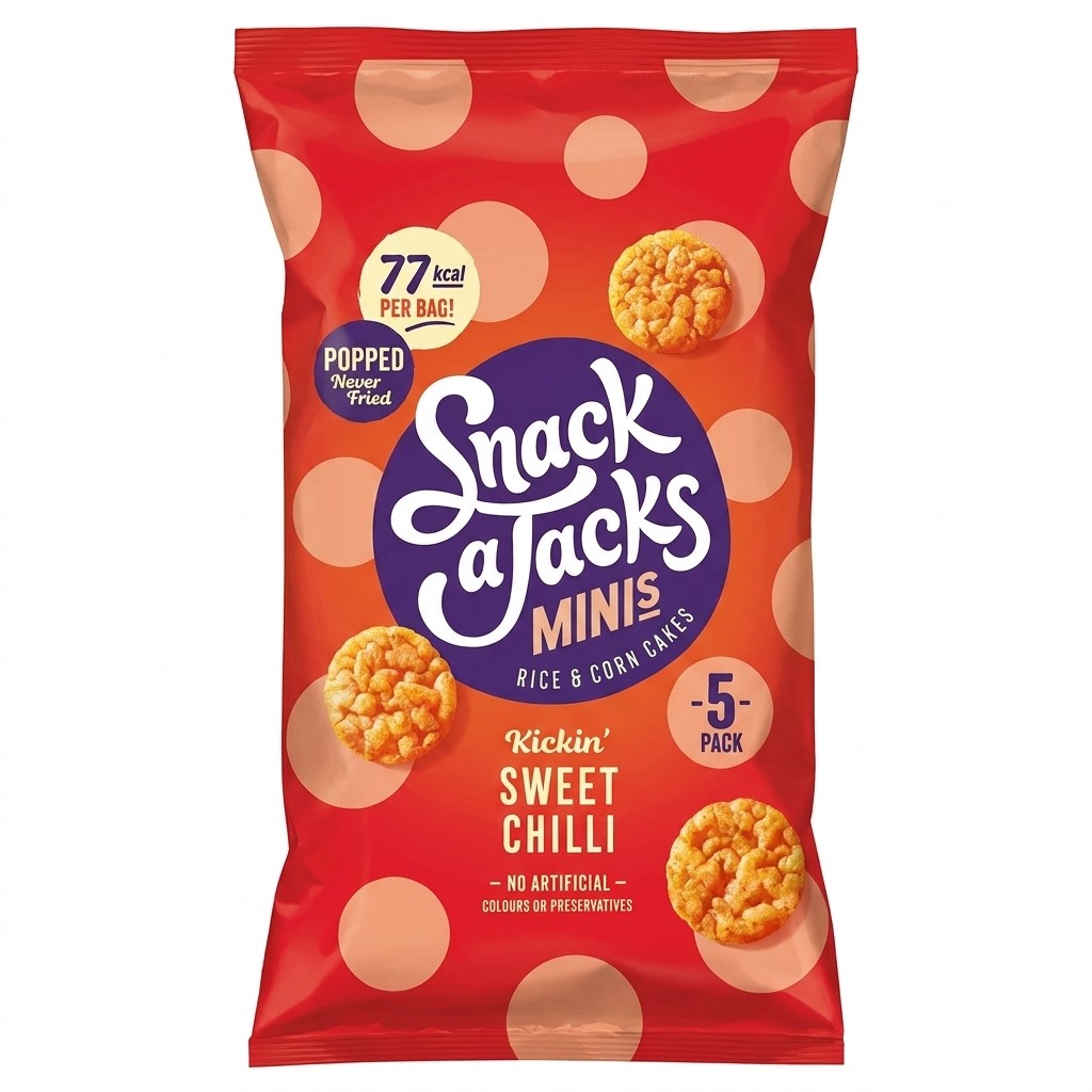 Snack a Jacks Minis Kickin' Sweet Chilli 5 pack