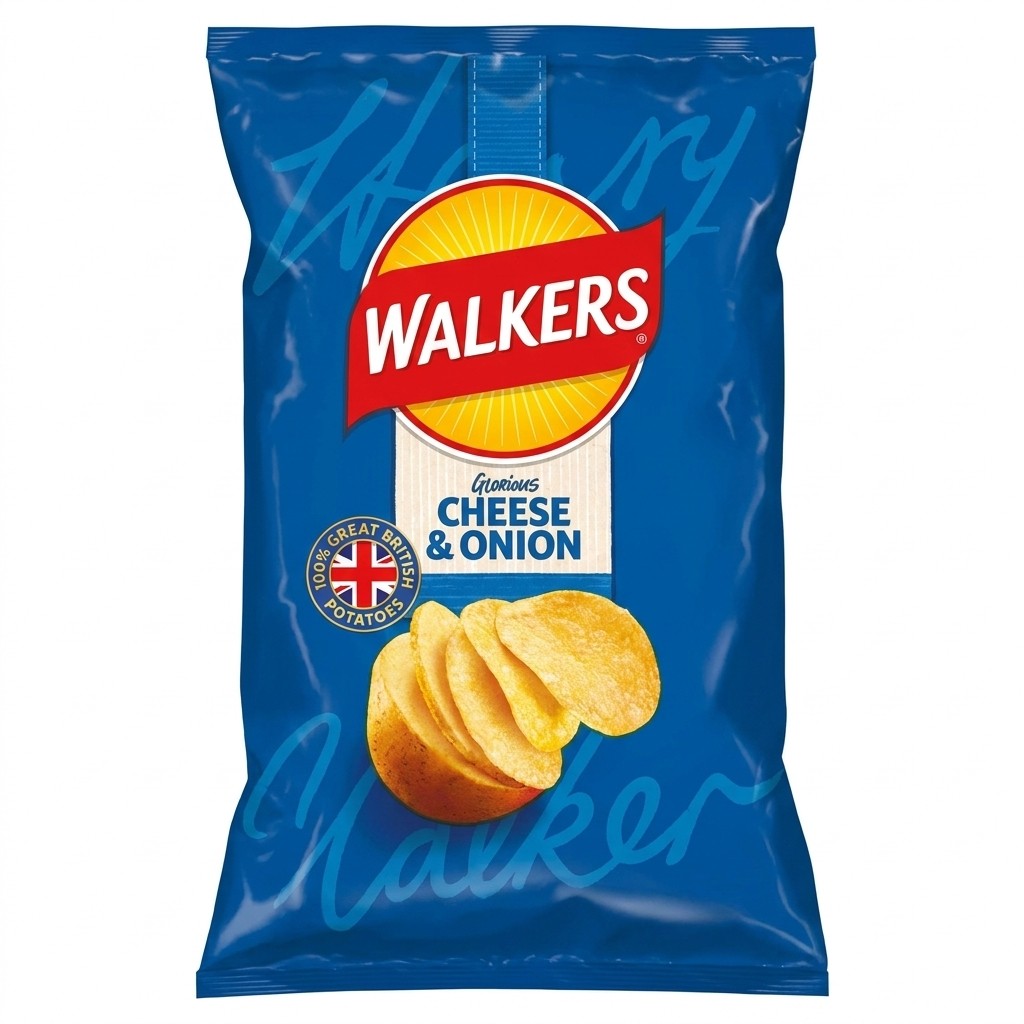 Walkers Cheese & Onion Crisps 32.5g