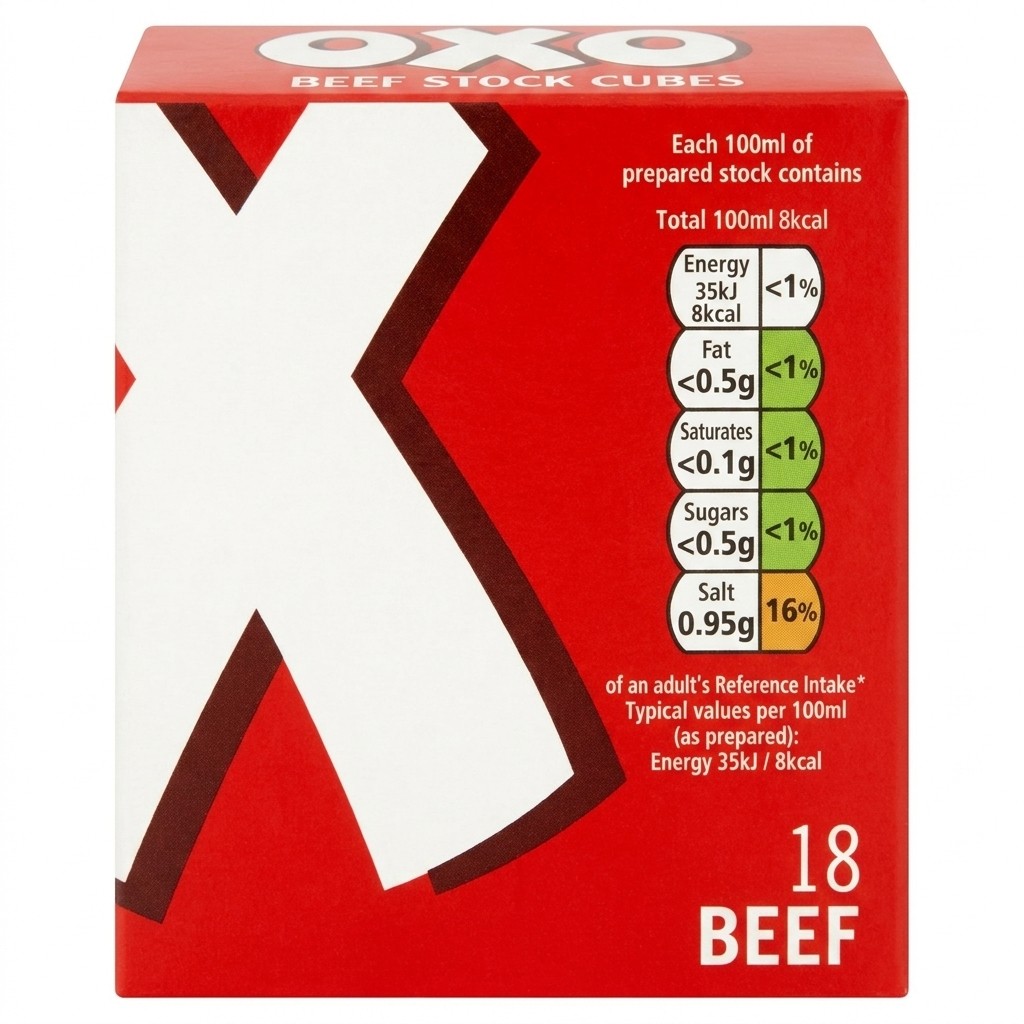 Oxo Beef Stock Cubes 18pcs