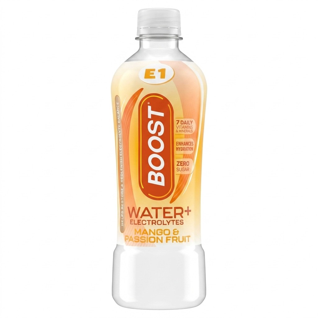 Boost Water+ Electrolytes Mango & Passion Fruit 500ml