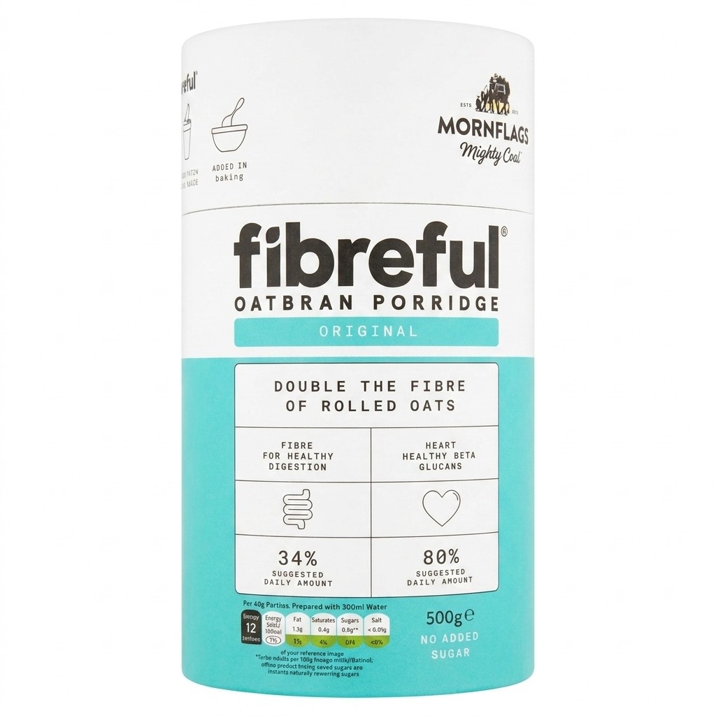 Mornflake Fibreful Oatbran Porridge Original 500g