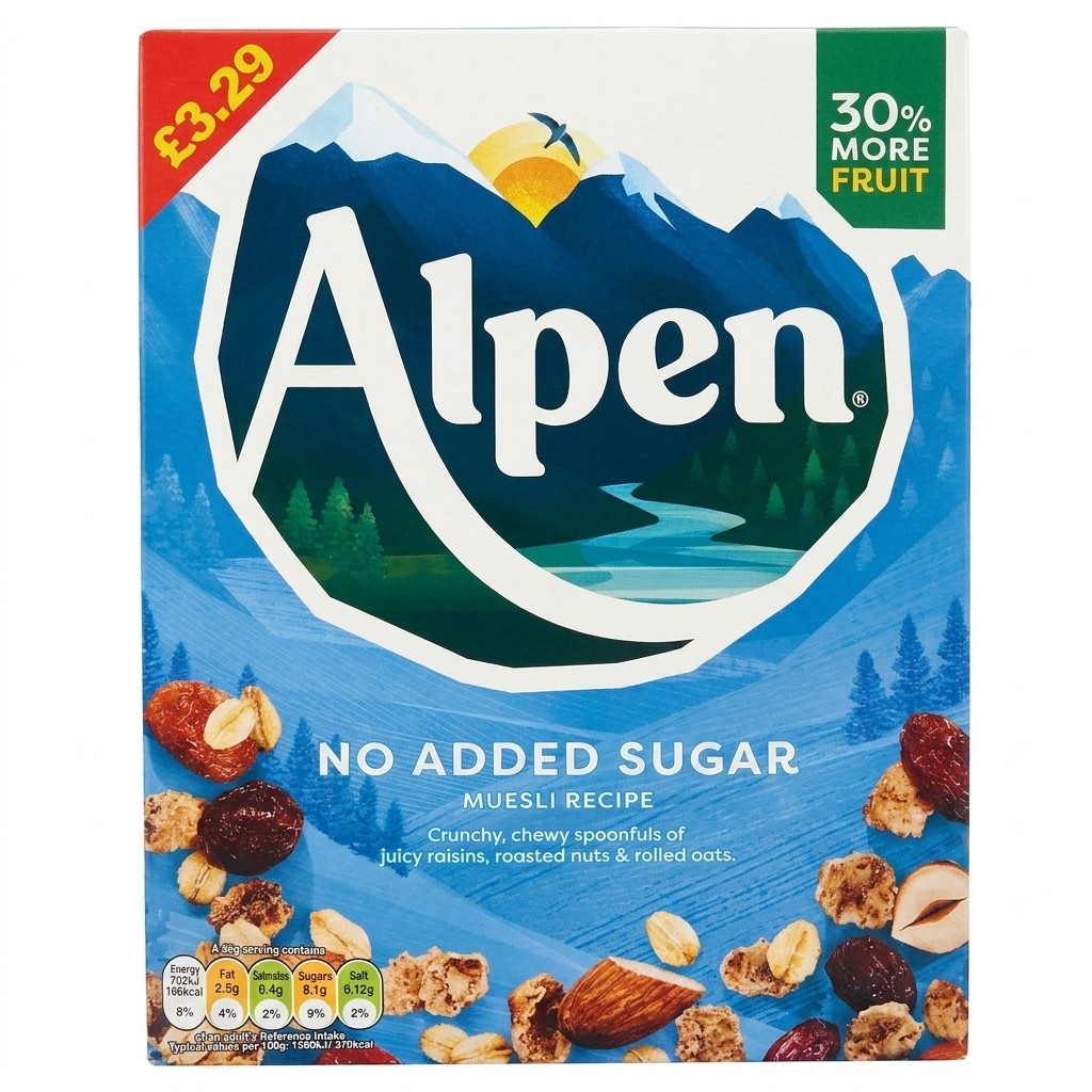 Alpen No Added Sugar Muesli 550g