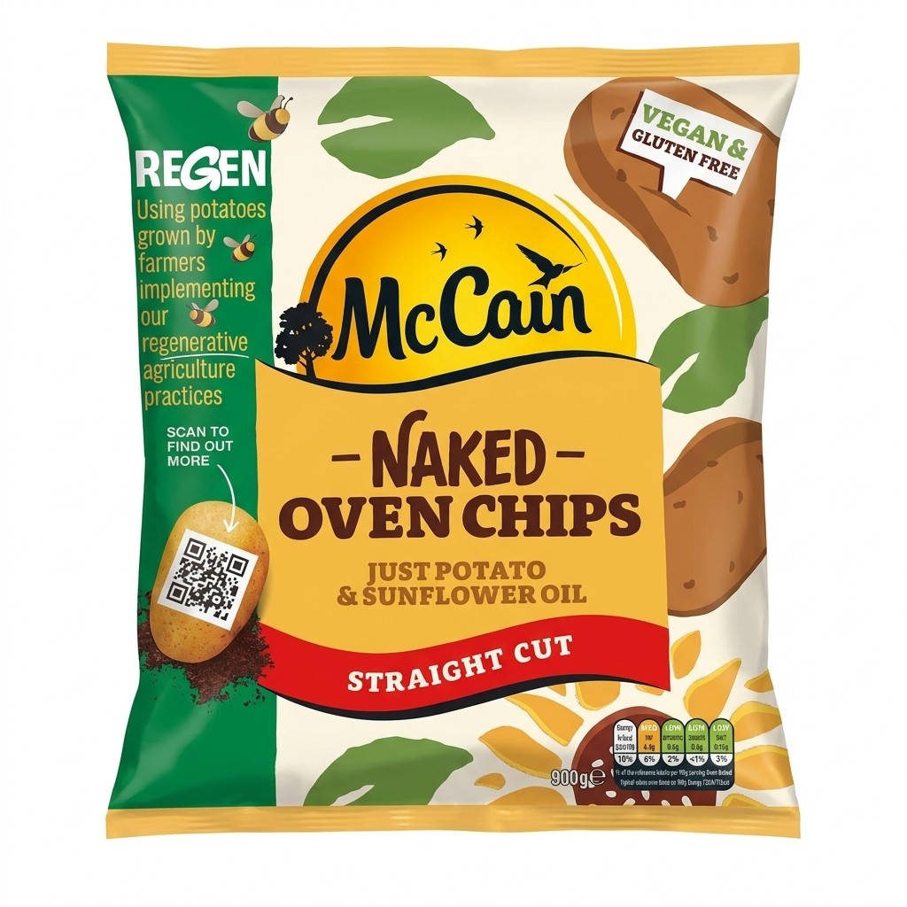 McCain Naked Oven Chips 900g