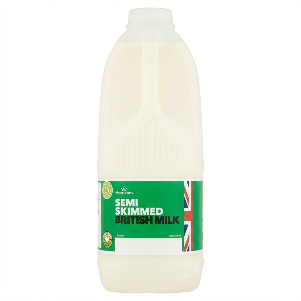 Morrisons Semi Skimmed British Milk