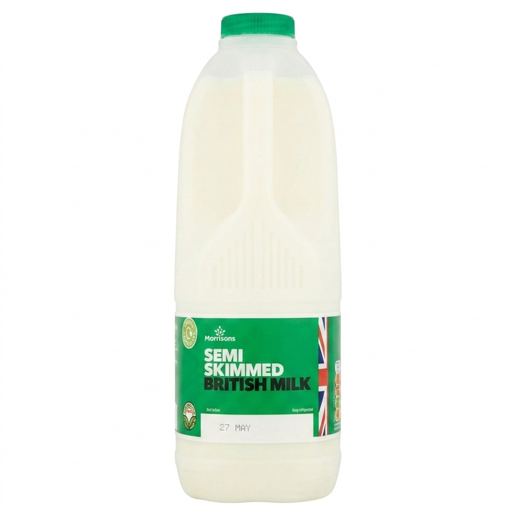 Morrisons Semi Skimmed British Milk 3.408l