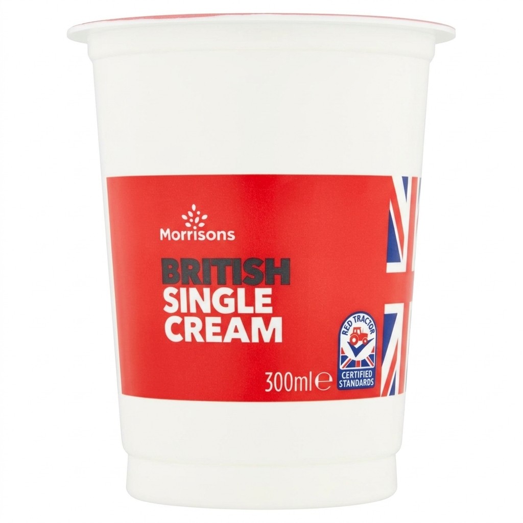 Morrisons British Single Cream 300ml