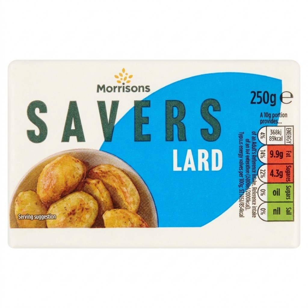 Morrisons Savers Lard 250g
