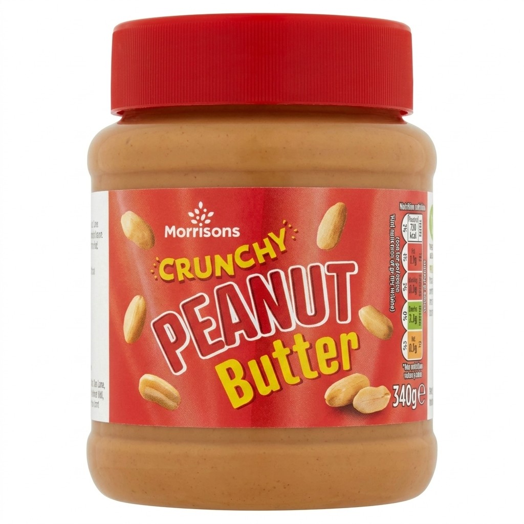 Morrisons Crunchy Peanut Butter 340g