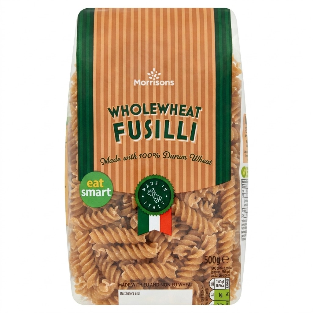 Morrisons Wholewheat Fusilli 500g