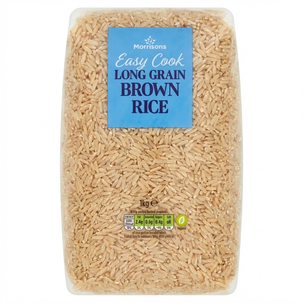 Morrisons Easy Cook Long Grain Brown Rice 1kg