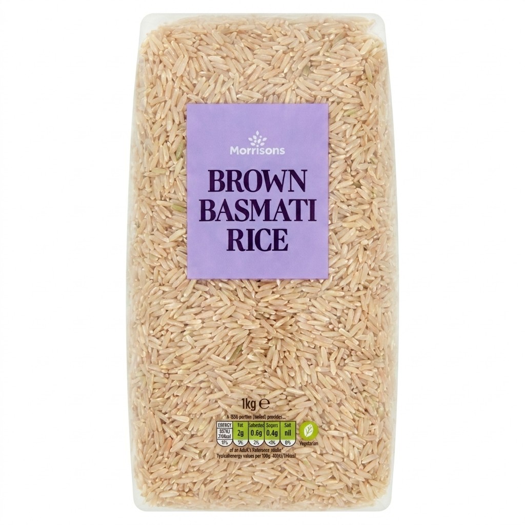 Morrisons Brown Basmati Rice 1kg