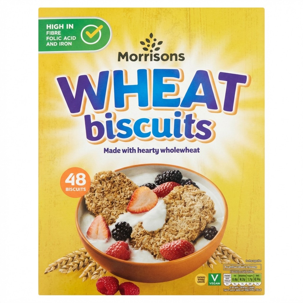 Morrisons Wheat Biscuits 48pcs