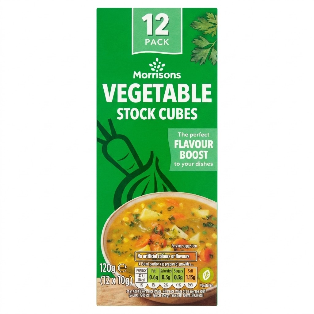 Morrisons Vegetable Stock Cubes 120g