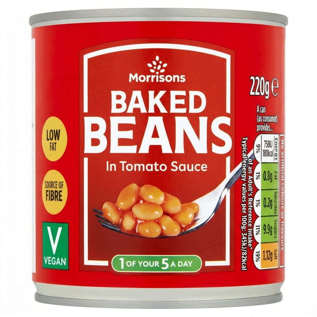 Morrisons Baked Beans in Tomato Sauce 220g