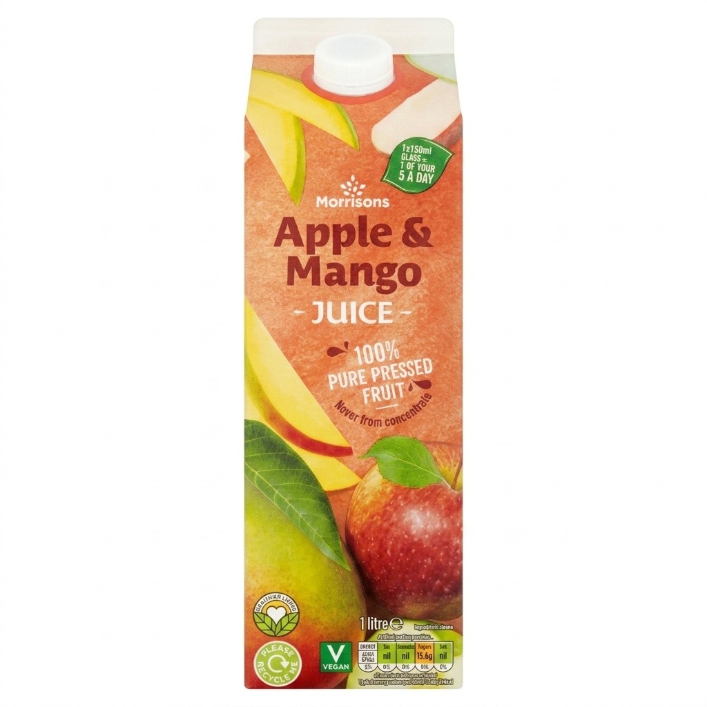 Morrisons Apple & Mango Juice 1L