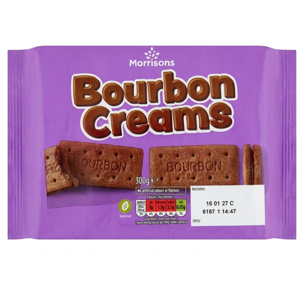 Morrisons Bourbon Creams 300g