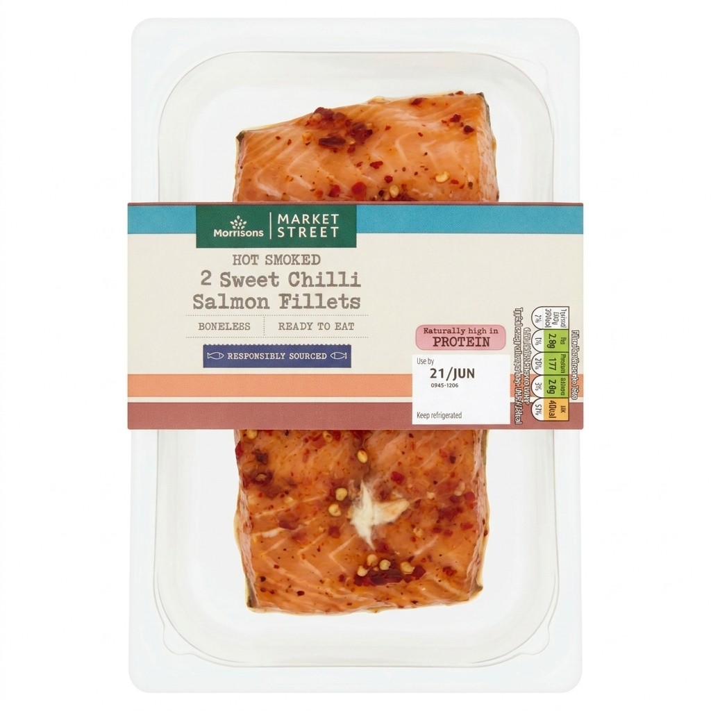 Morrisons 2 Sweet Chilli Salmon Fillets 180g