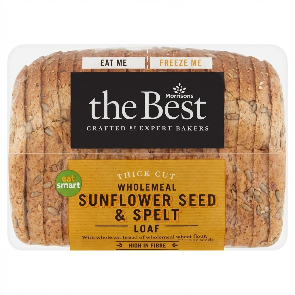 Morrisons The Best Wholemeal Sunflower Seed & Spelt Loaf 800g
