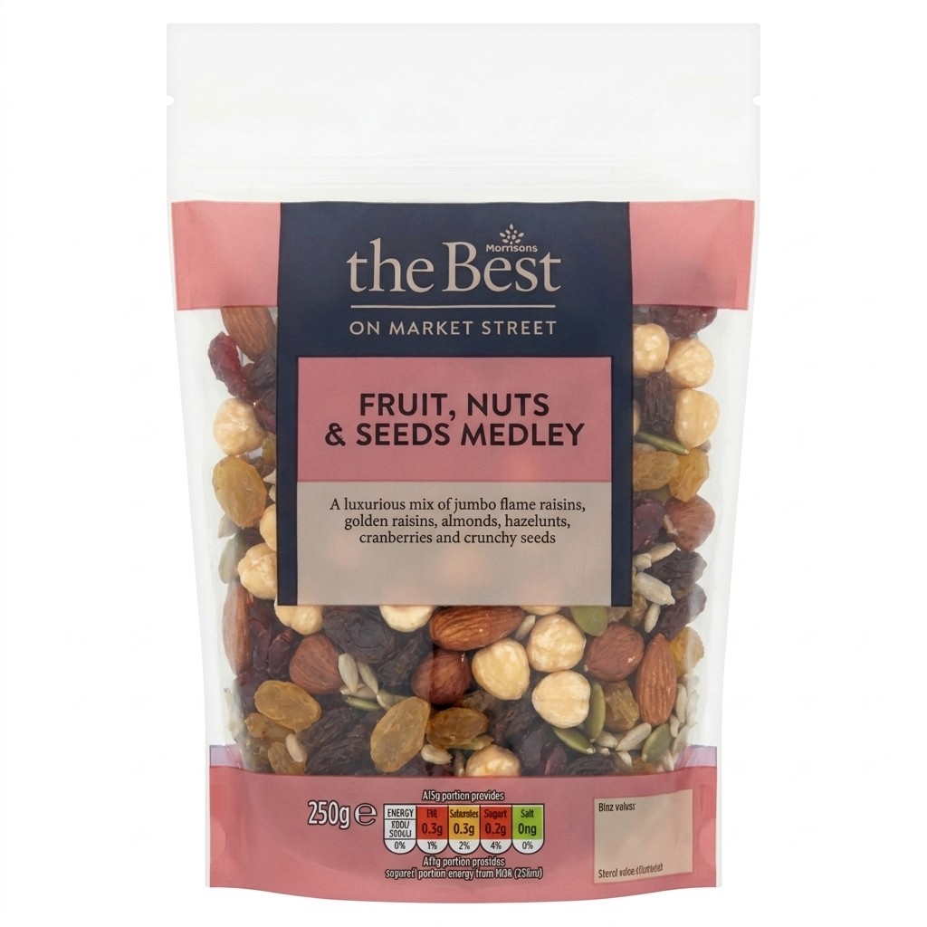 Morrisons The Best Fruit, Nuts & Seeds Medley 250g