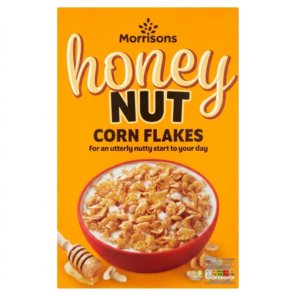 Morrisons Honey Nut Corn Flakes 500g