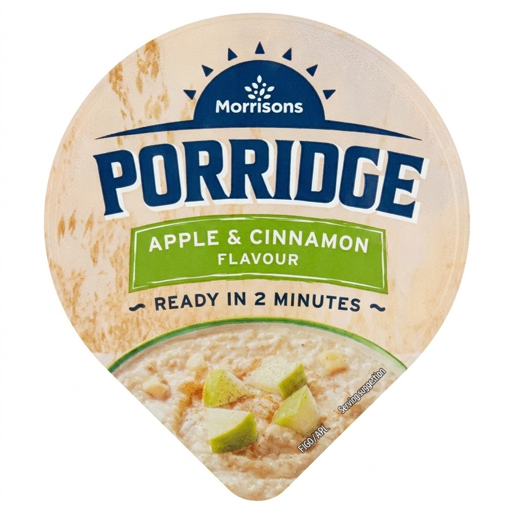 Morrisons Porridge Apple & Cinnamon Flavour 55g