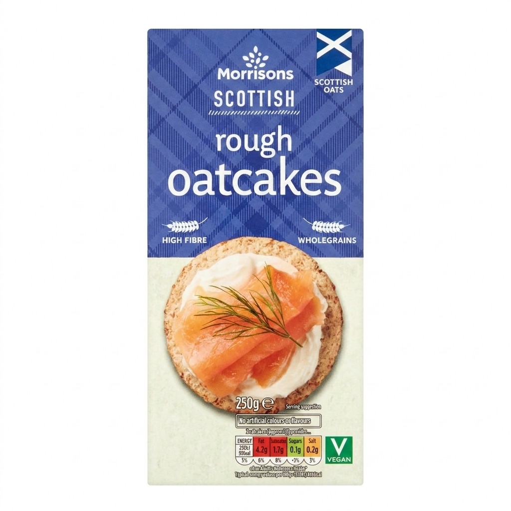 Morrisons Scottish Rough Oatcakes 250g
