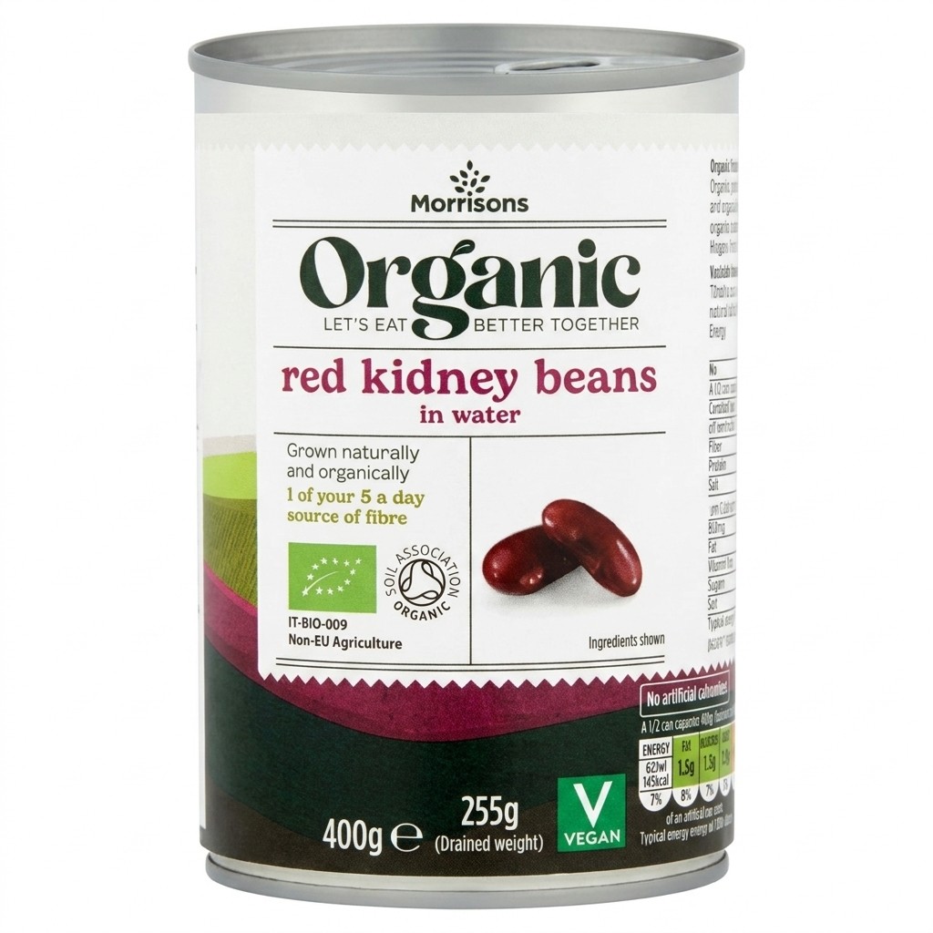 Morrisons Organic Red Kidney Beans 400g