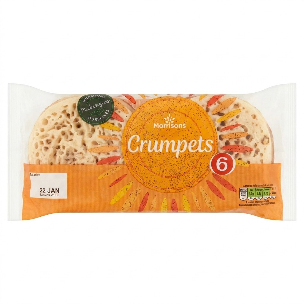 Morrisons Crumpets 6pcs