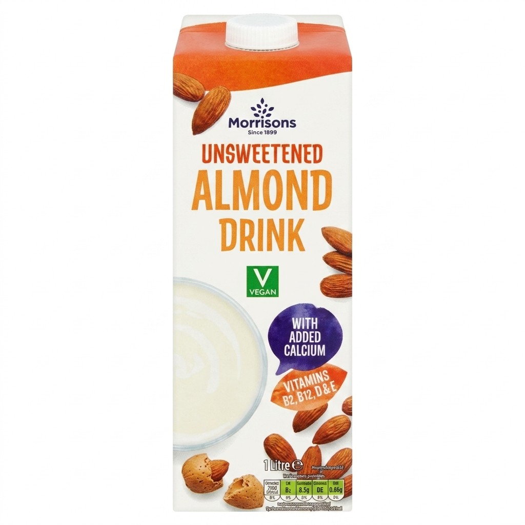 Morrisons Unsweetened Almond Drink 1l