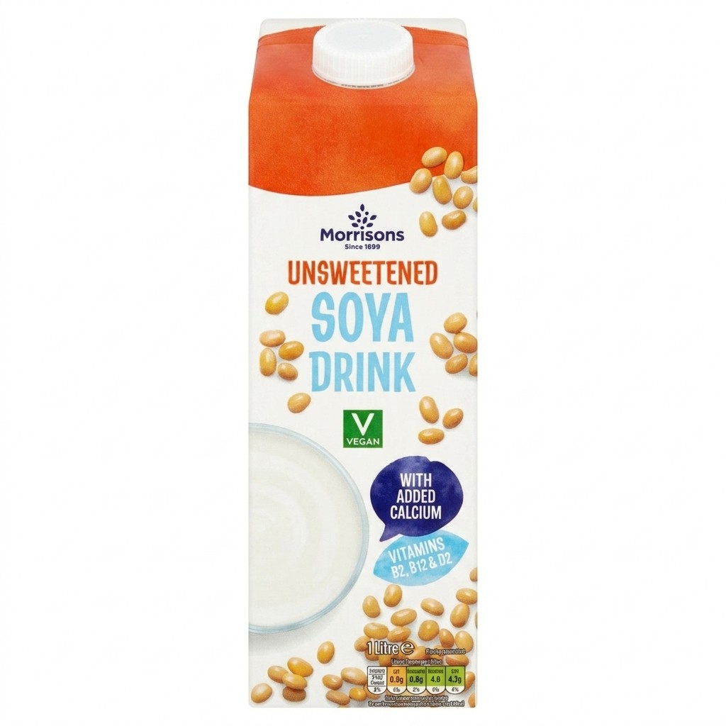 Morrisons Unsweetened Soya Drink 1l