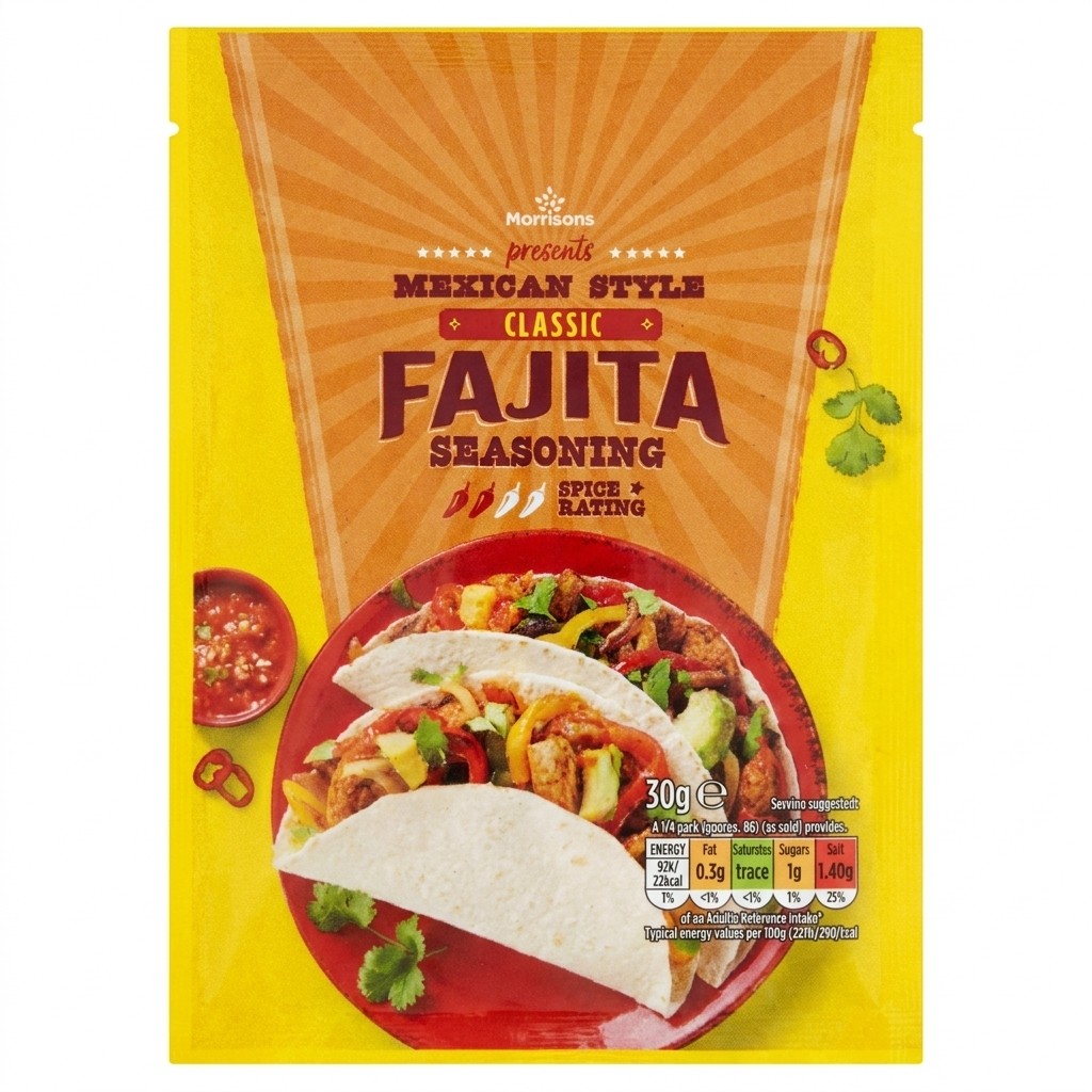 Morrisons Classic Fajita Seasoning 30g