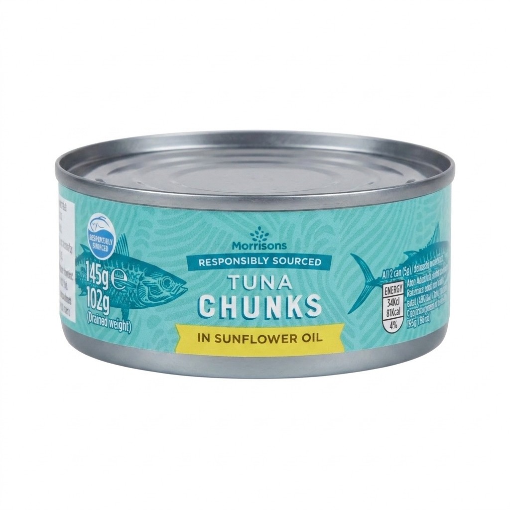 Morrisons Tuna Chunks in Sunflower Oil 4x145g