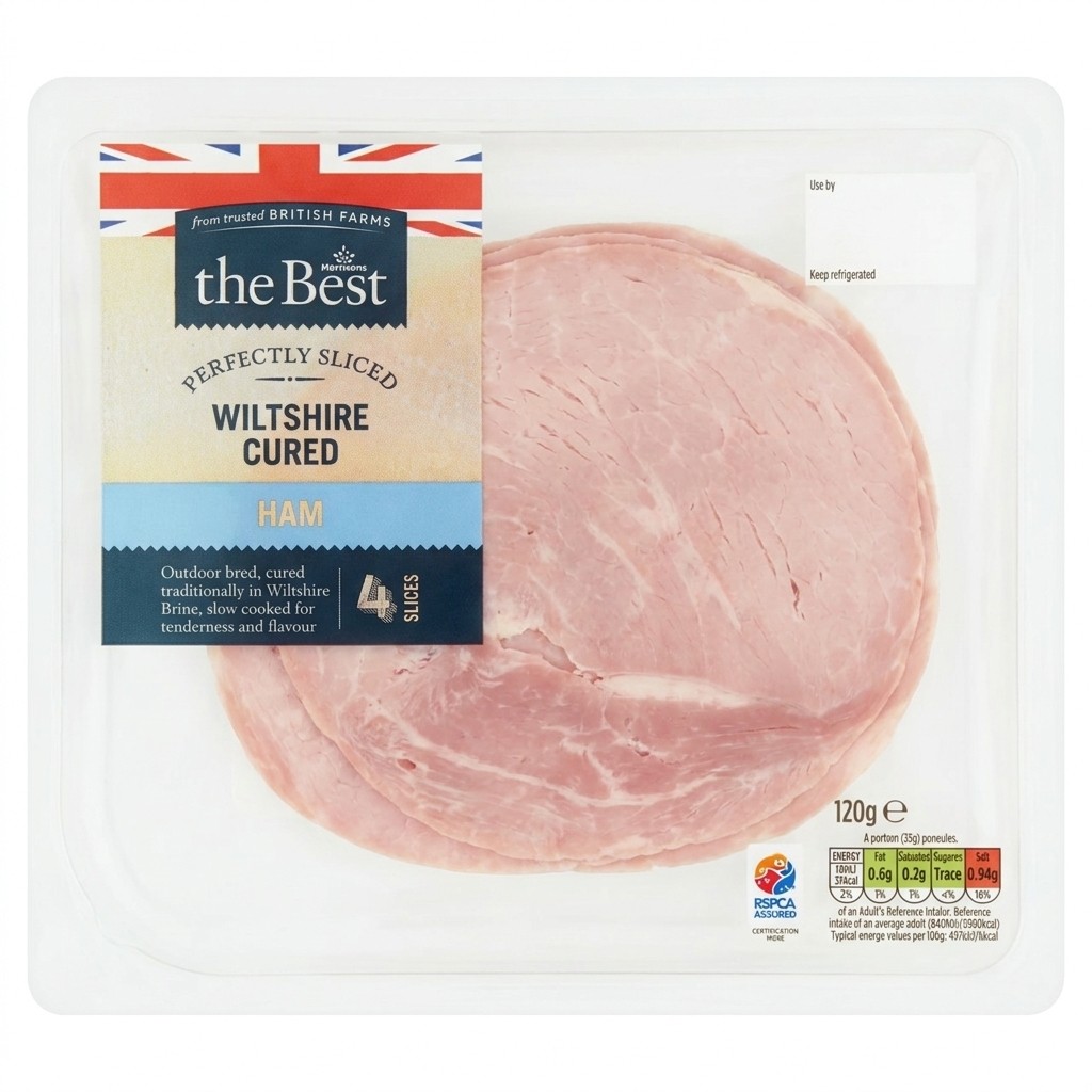 Morrisons The Best Wiltshire Cured Ham 120g