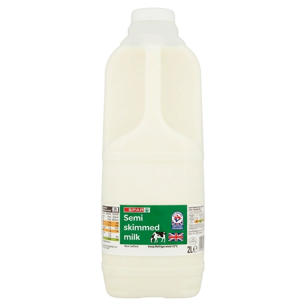 SPAR Semi Skimmed Milk 2L
