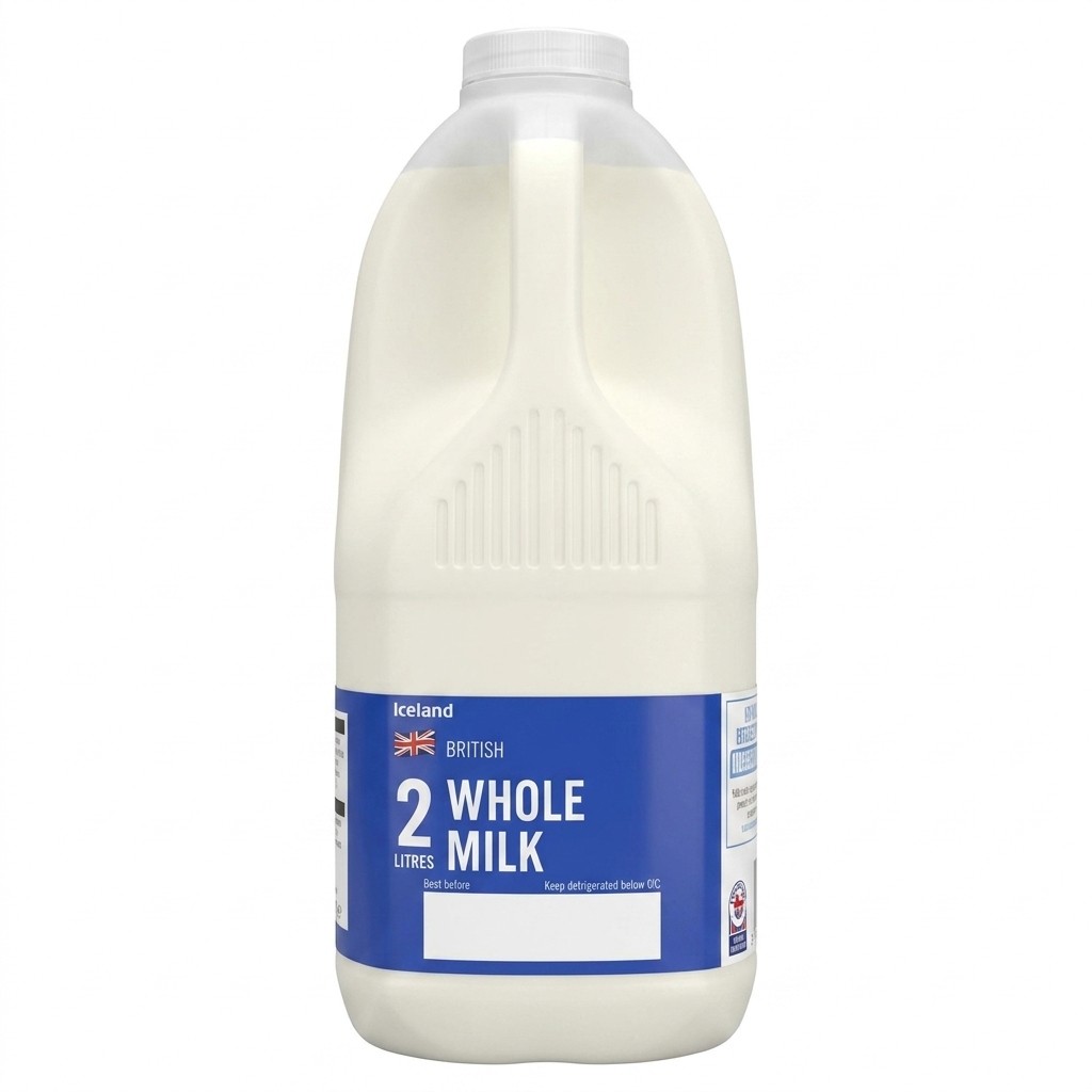 Iceland British Whole Milk 2L